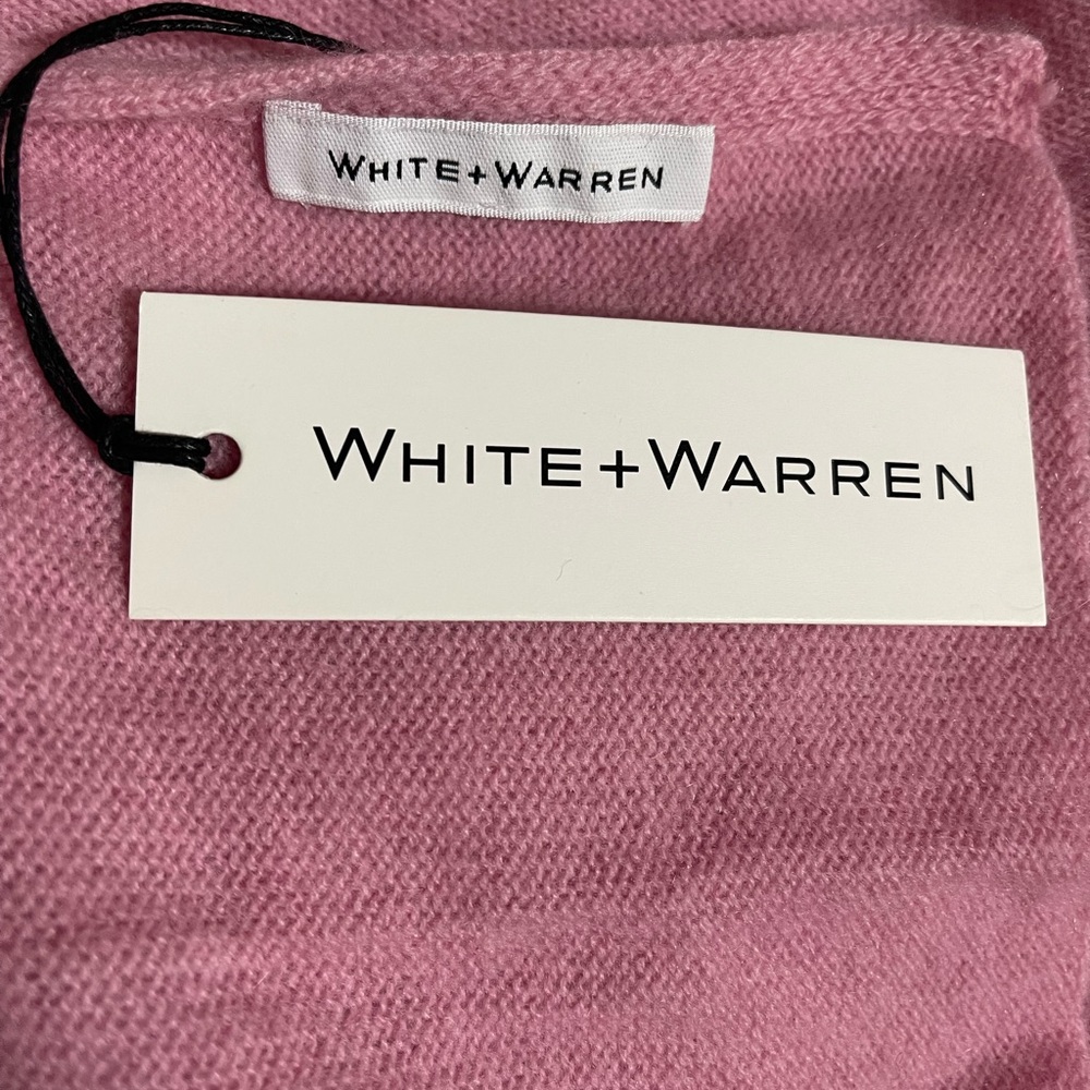 White+Warren Cashmere Travel Wrap Carnation Pink 4547T - Picture 4 of 4